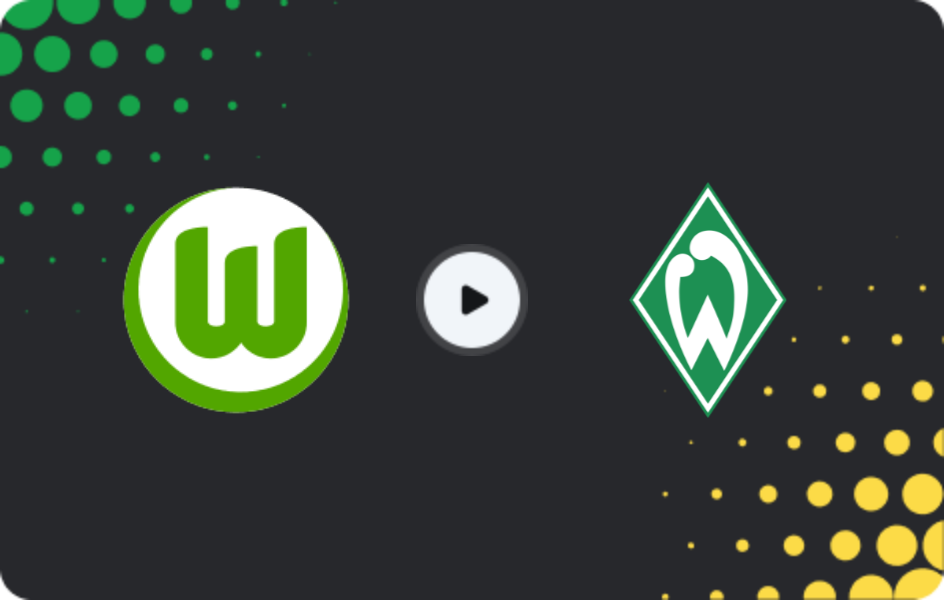 Where to watch VfL Wolfsburg — Werder Bremen, Bundesliga, 21.03.2026