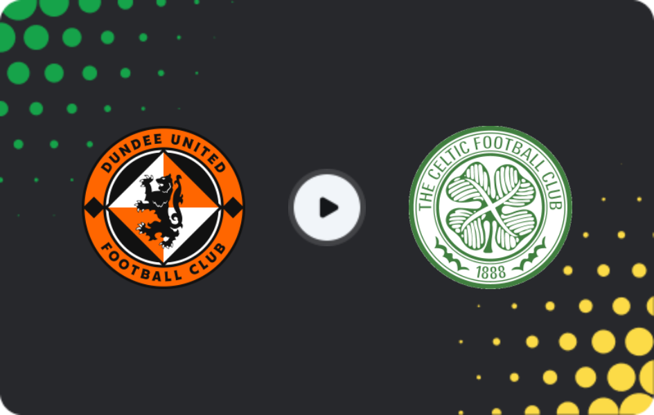 Where to watch Dundee United — Celtic, Premiership, 21.03.2026