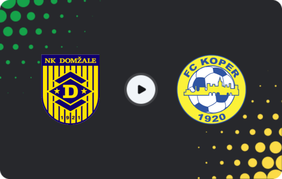 Where to watch NK Domzale — Koper, PrvaLiga, 21.03.2026