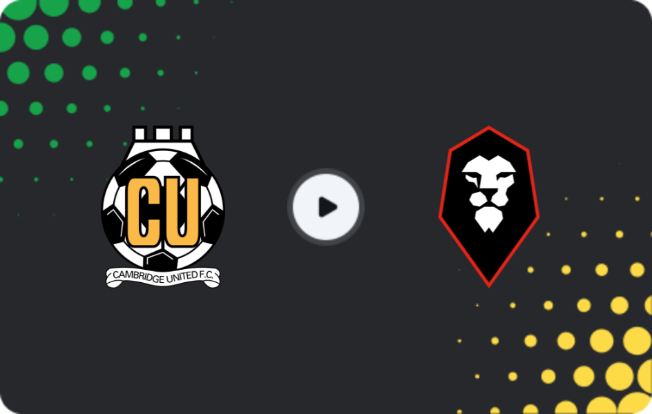 Where to watch Cambridge United — Salford City, League Two, 21.03.2026