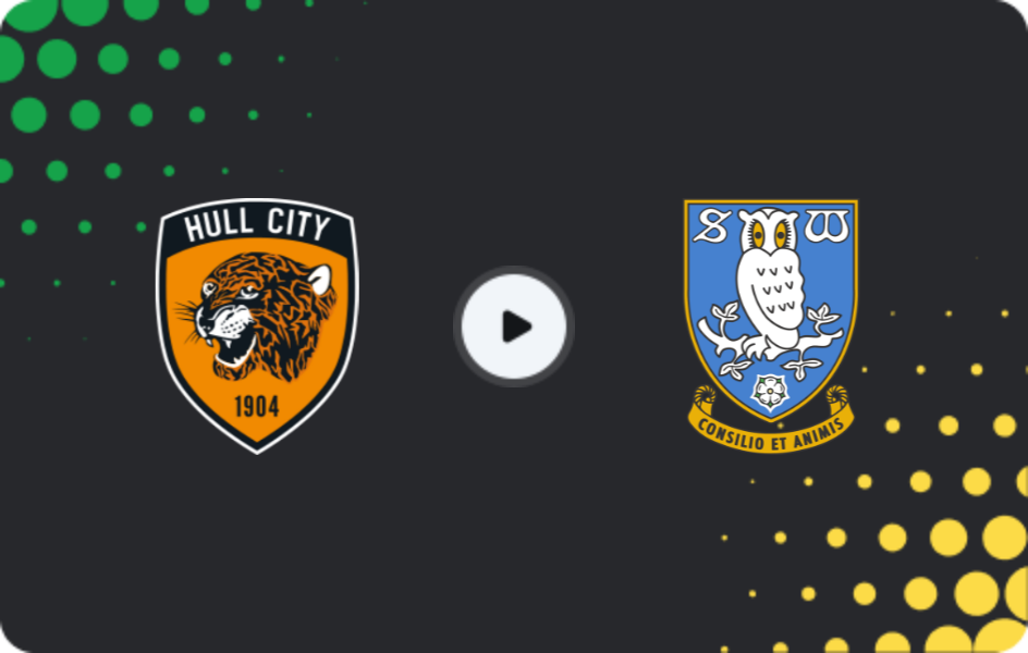 Where to watch Hull City — Sheffield Wednesday, Championship, 21.03.2026