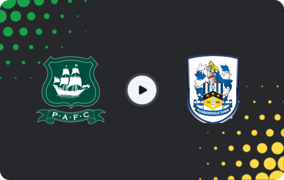Where to watch Plymouth Argyle — Huddersfield, League One, 21.03.2026