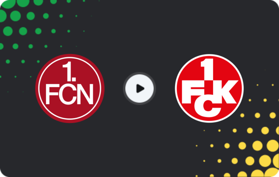 Where to watch Nürnberg — Kaiserslautern, 2. Bundesliga, 21.03.2026