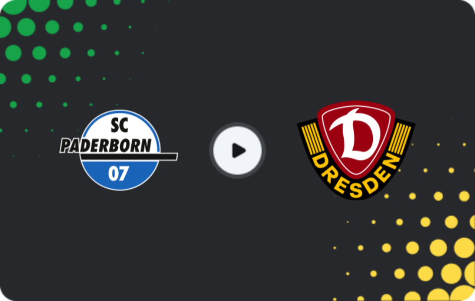 Where to watch Paderborn 07 — Dynamo Dresden, 2. Bundesliga, 21.03.2026