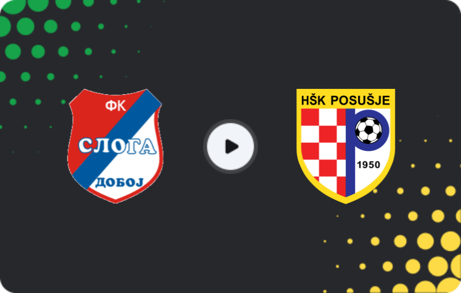 Where to watch Sloga Doboj — Posušje, Premijer Liga, 21.03.2026