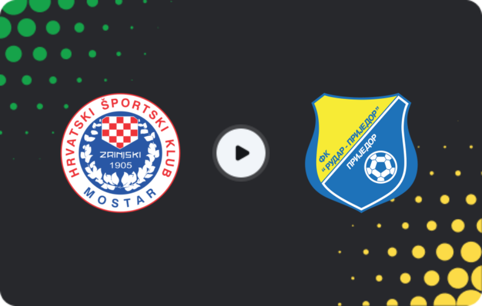 Where to watch Zrinjski — Rudar Prijedor, Premijer Liga, 21.03.2026