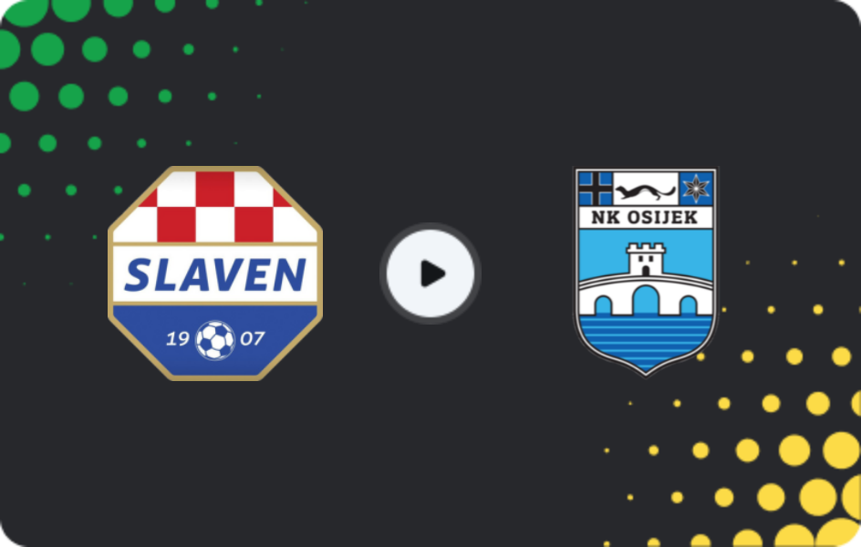 Where to watch Slaven Belupo — Osijek, HNL, 21.03.2026