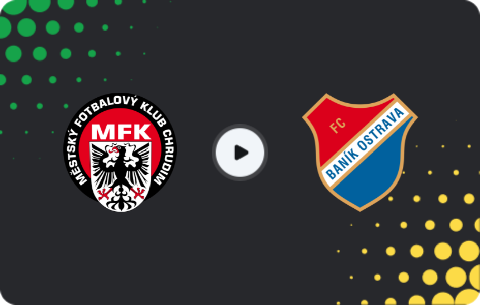 Where to watch Chrudim — Baník Ostrava II, FNL, 21.03.2026