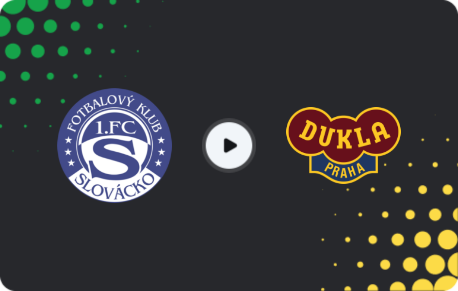 Where to watch Slovácko — Dukla Praha, First Liga, 25.04.2026