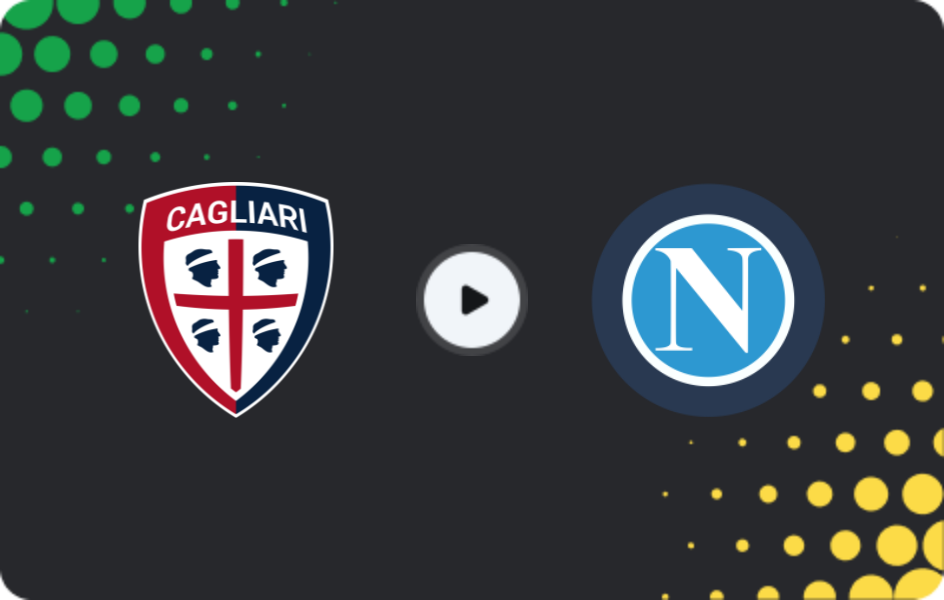 Where to watch Cagliari — Napoli, Serie A, 22.03.2026