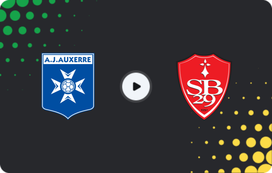Where to watch Auxerre — Brest, Ligue 1, 22.03.2026