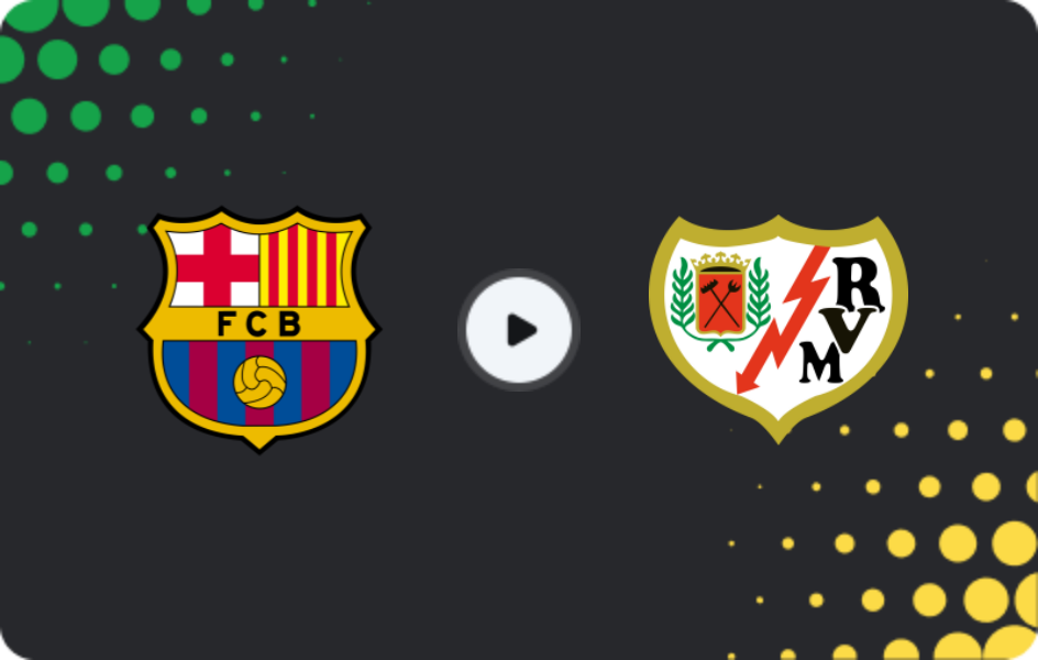 Where to watch Barcelona — Rayo Vallecano, La Liga, 22.03.2026