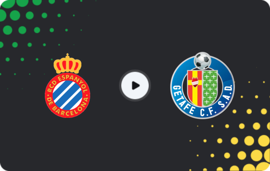 Where to watch Espanyol — Getafe, La Liga, 22.03.2026