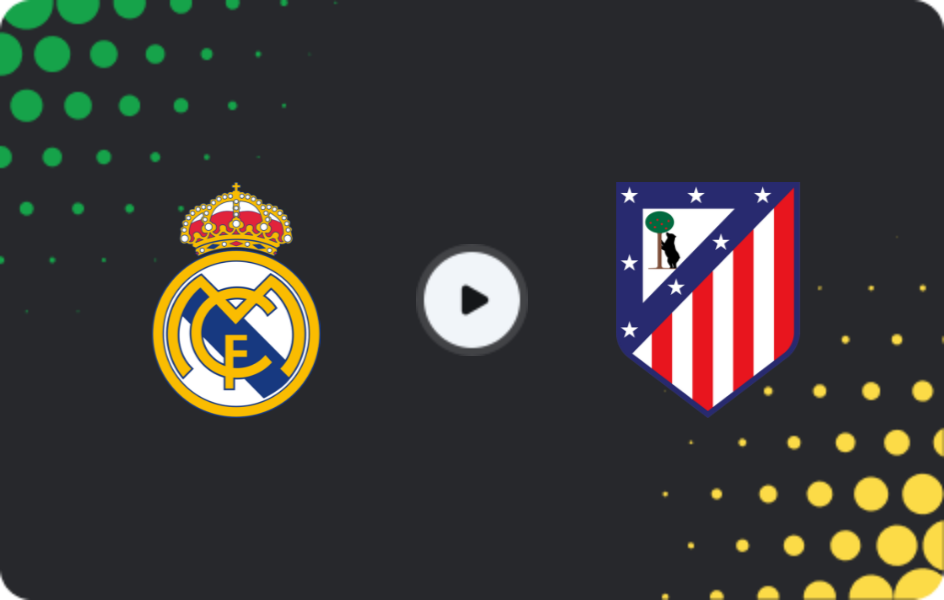 Where to watch Real Madrid — Atletico Madrid, La Liga, 22.03.2026