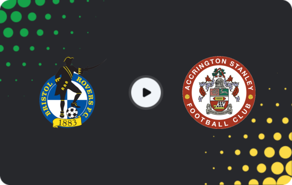 Where to watch Bristol Rovers — Accrington Stanley, League Two, 28.03.2026