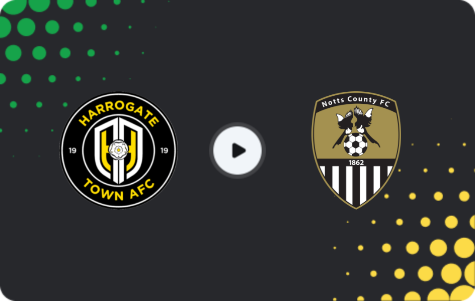 Where to watch Harrogate Town — Notts County, League Two, 28.03.2026