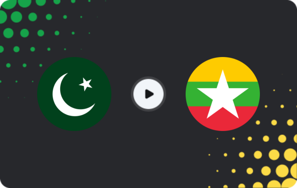 Where to watch Pakistan — Myanmar, Asian Cup - Qualification, 31.03.2026