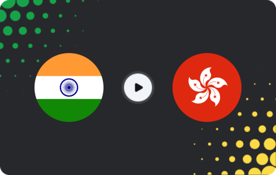 Where to watch India — Hong Kong, Asian Cup - Qualification, 31.03.2026