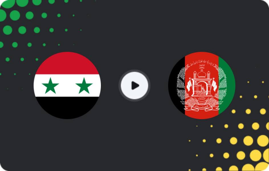 Where to watch Syria — Afghanistan, Asian Cup - Qualification, 31.03.2026