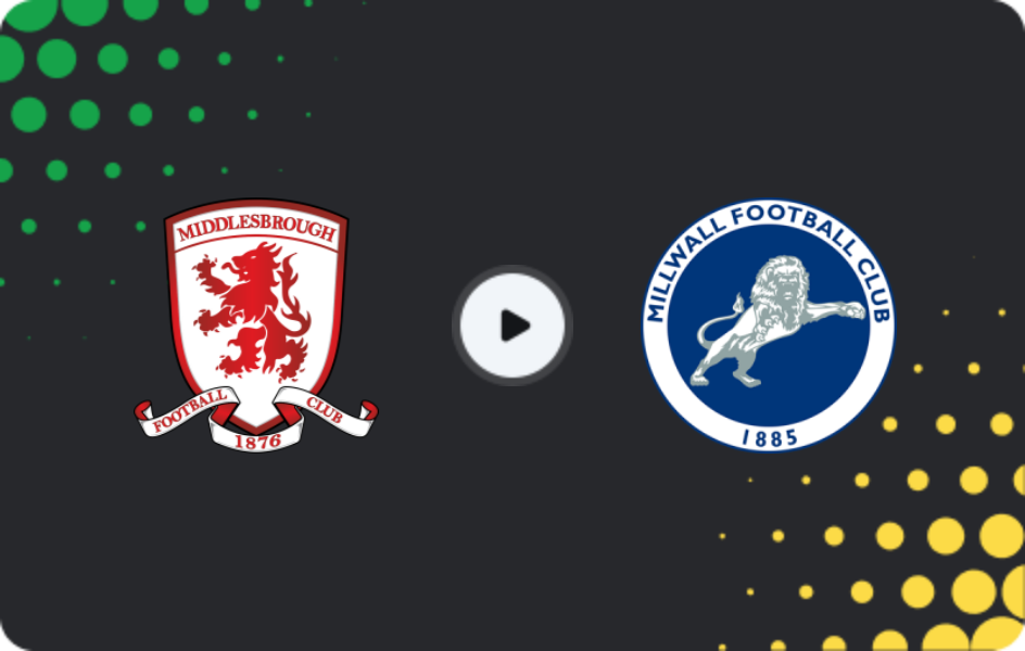 Where to watch Middlesbrough — Millwall, Championship, 03.04.2026