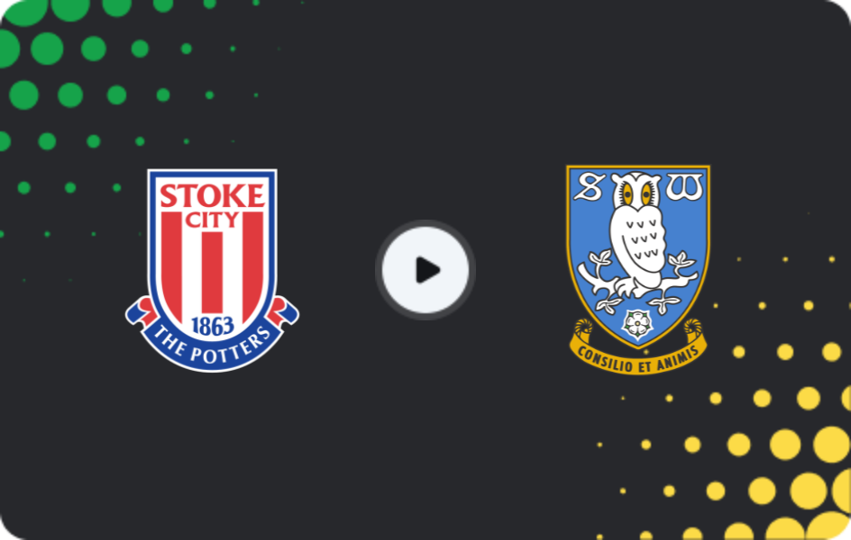 Where to watch Stoke City — Sheffield Wednesday, Championship, 03.04.2026