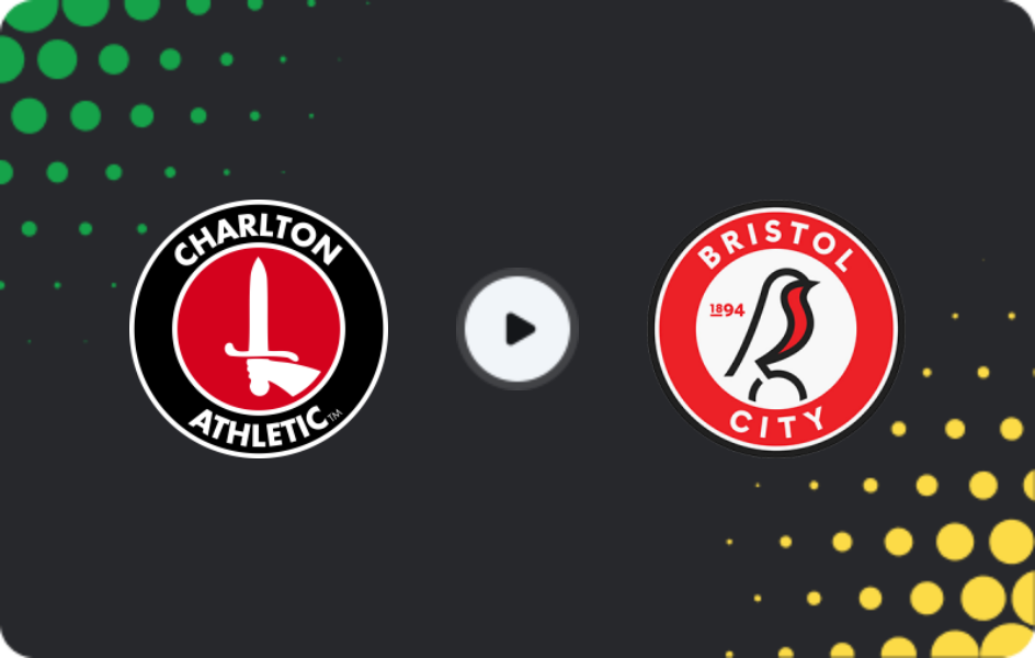 Where to watch Charlton Athletic — Bristol City, Championship, 03.04.2026