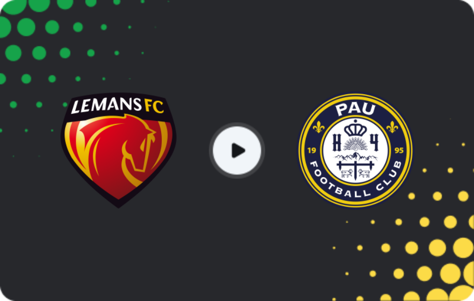 Where to watch Le Mans — Pau, Ligue 2, 06.04.2026