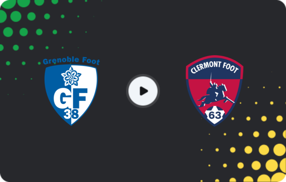 Where to watch Grenoble — Clermont Foot, Ligue 2, 03.04.2026