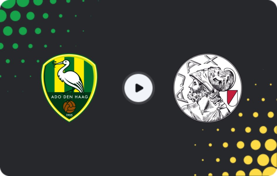 Where to watch ADO Den Haag — Jong Ajax, Eerste Divisie, 03.04.2026