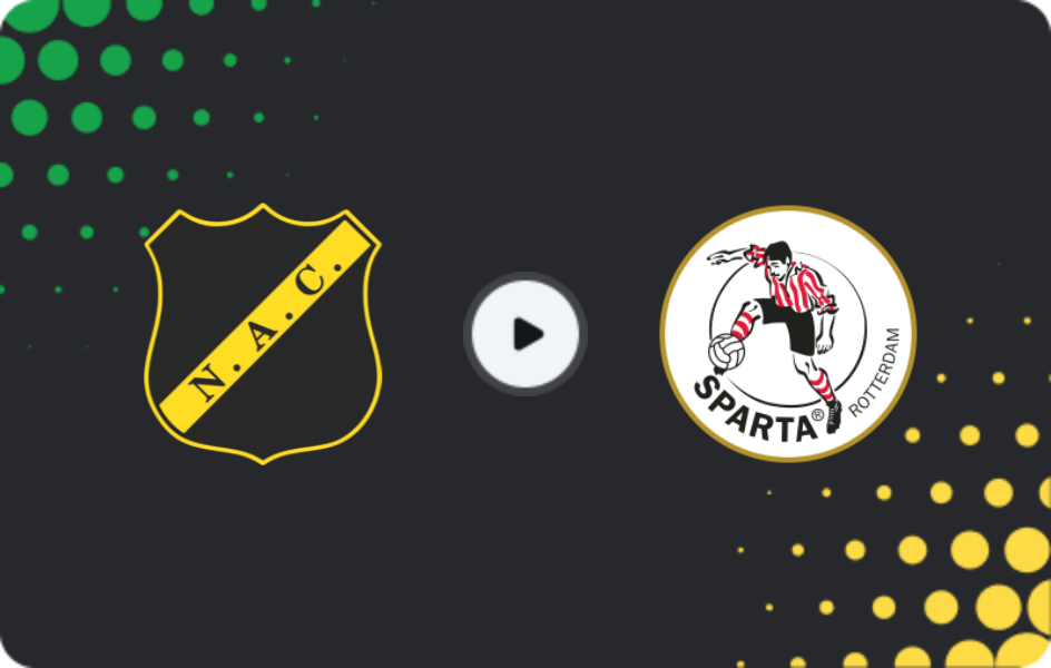 Where to watch NAC Breda — Sparta Rotterdam, Eredivisie, 05.04.2026