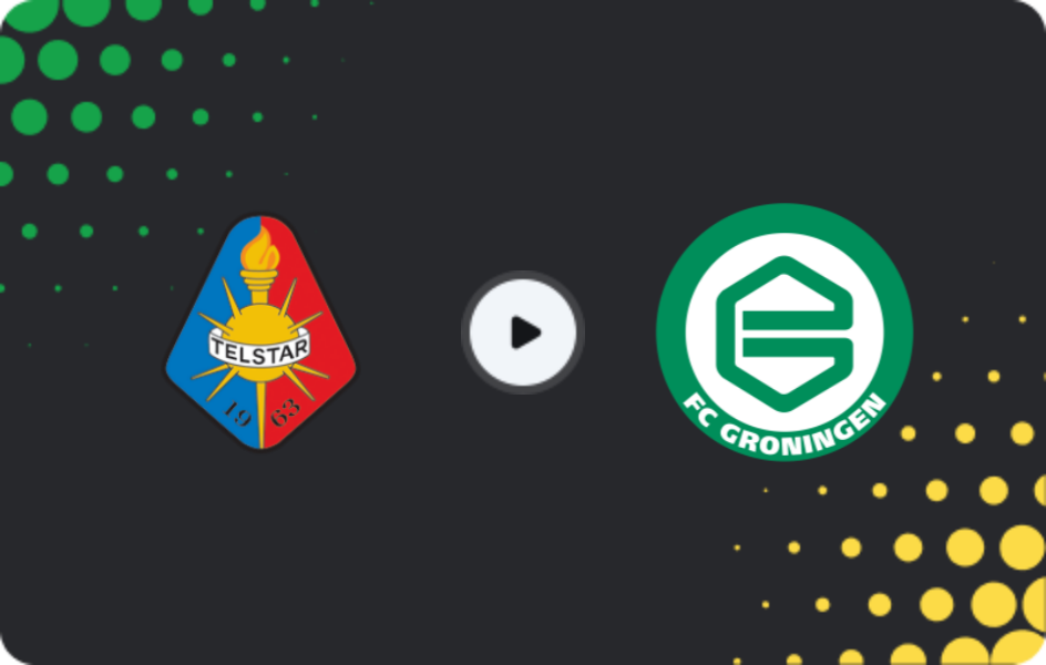 Where to watch Telstar — Groningen, Eredivisie, 04.04.2026