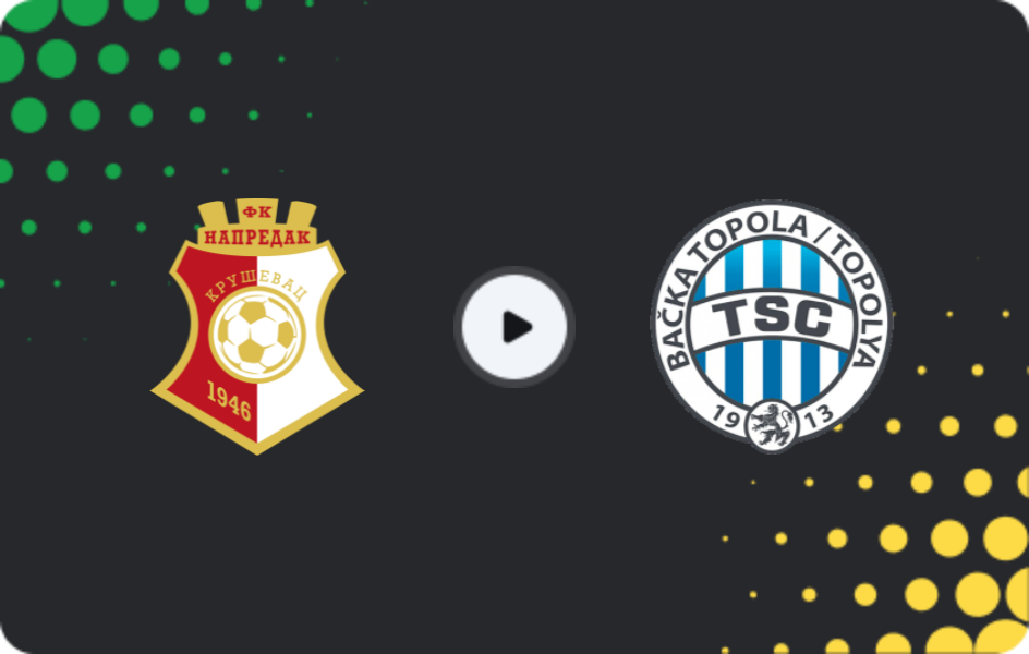 Where to watch Napredak — Backa Topola, Super Liga, 04.04.2026