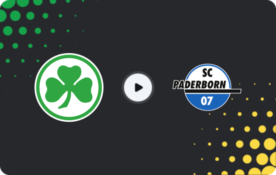Where to watch Greuther Fürth — Paderborn 07, 2. Bundesliga, 04.04.2026