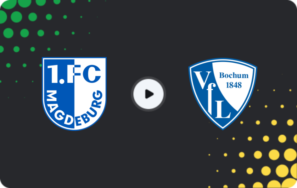 Where to watch Magdeburg — Bochum, 2. Bundesliga, 04.04.2026