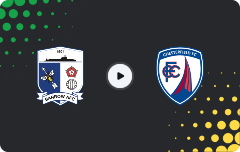 Where to watch Barrow — Chesterfield, League Two, 06.04.2026