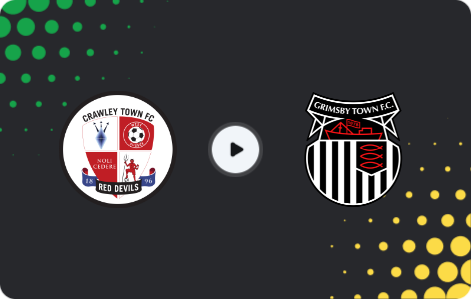 Where to watch Crawley Town — Grimsby Town, League Two, 06.04.2026