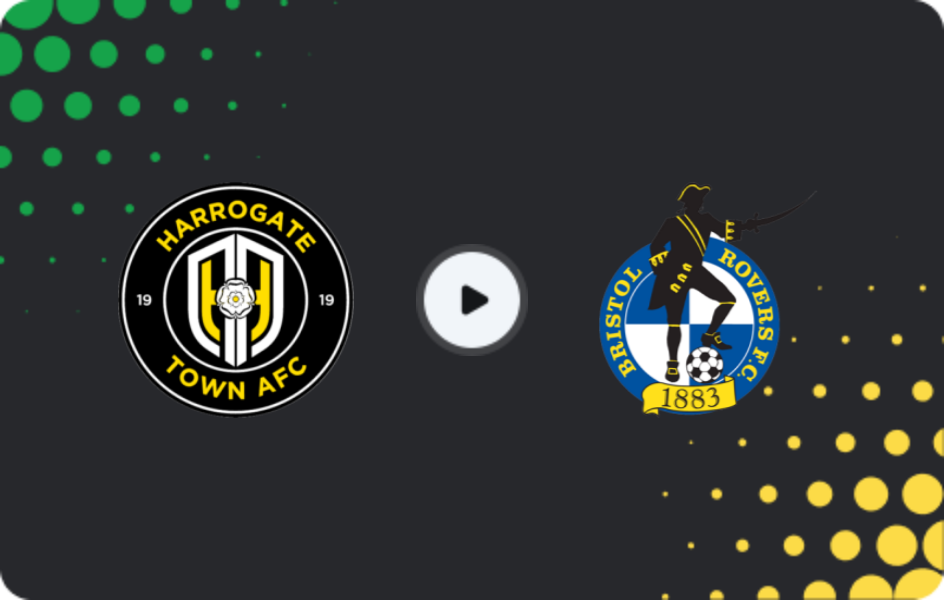 Where to watch Harrogate Town — Bristol Rovers, League Two, 06.04.2026