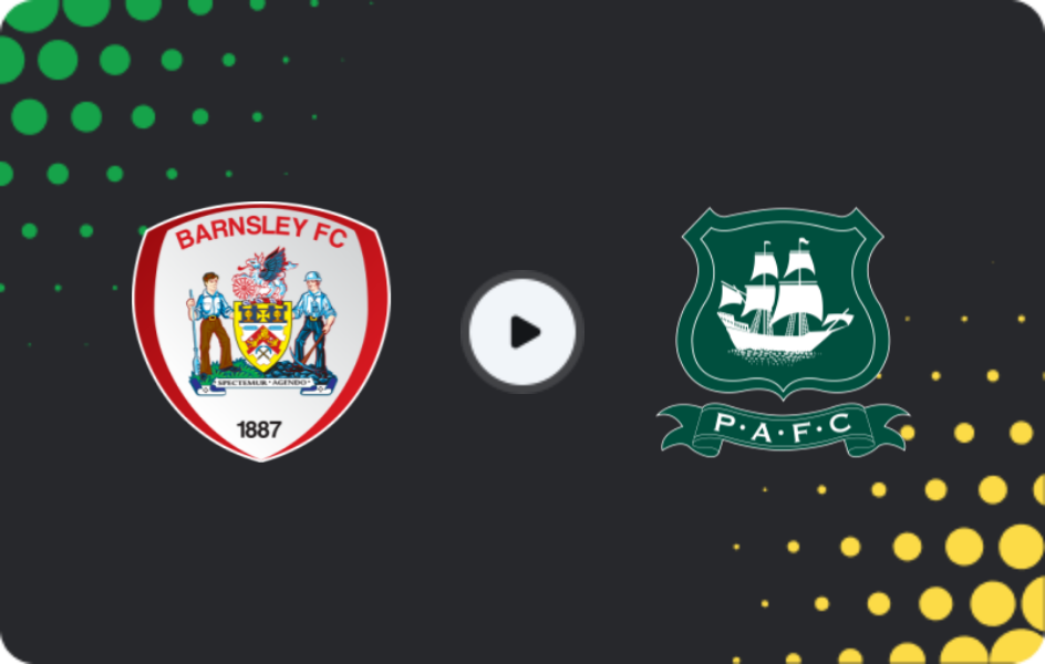 Where to watch Barnsley — Plymouth Argyle, League One, 06.04.2026