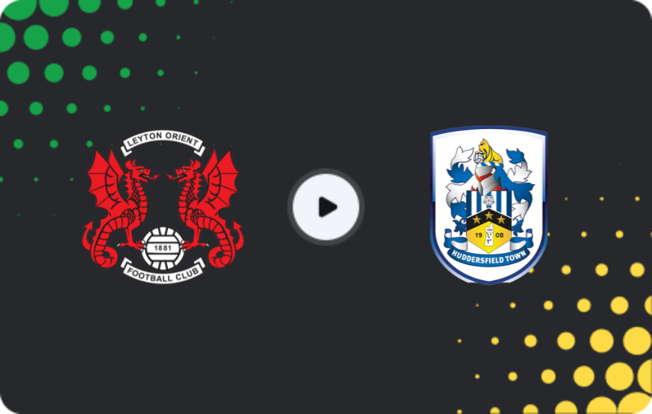 Where to watch Leyton Orient — Huddersfield, League One, 06.04.2026