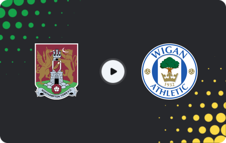 Where to watch Northampton — Wigan, League One, 06.04.2026