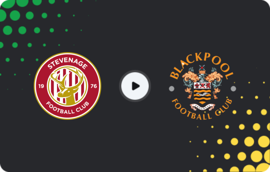 Where to watch Stevenage — Blackpool, League One, 06.04.2026