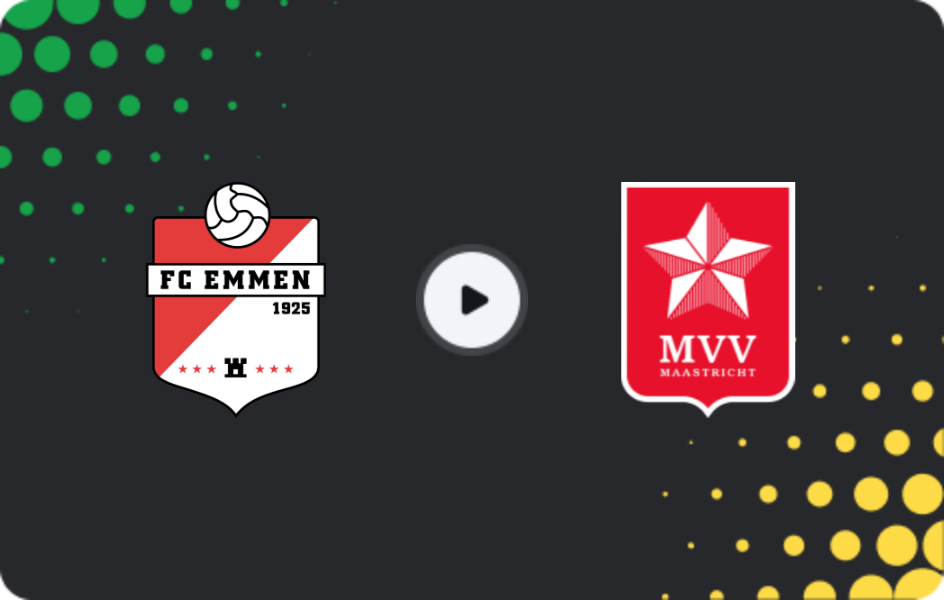 Where to watch Emmen — MVV, Eerste Divisie, 06.04.2026