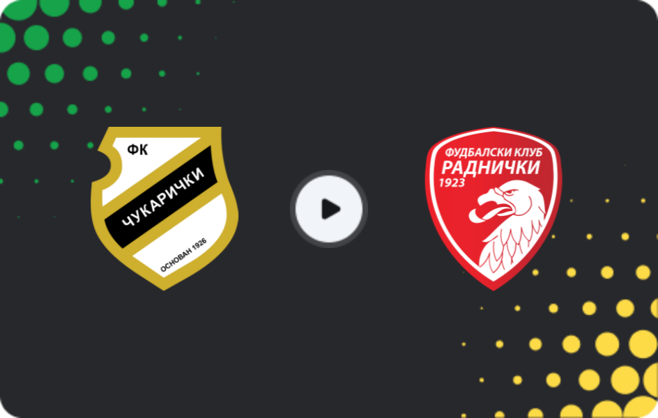 Where to watch Cukaricki — Radnicki 1923, Super Liga, 08.04.2026