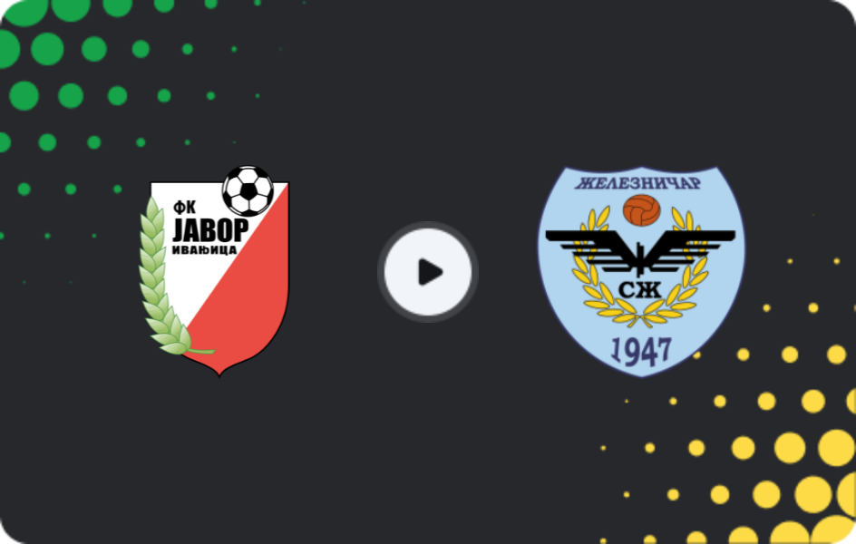 Where to watch Javor — Železničar Pančevo, Super Liga, 08.04.2026