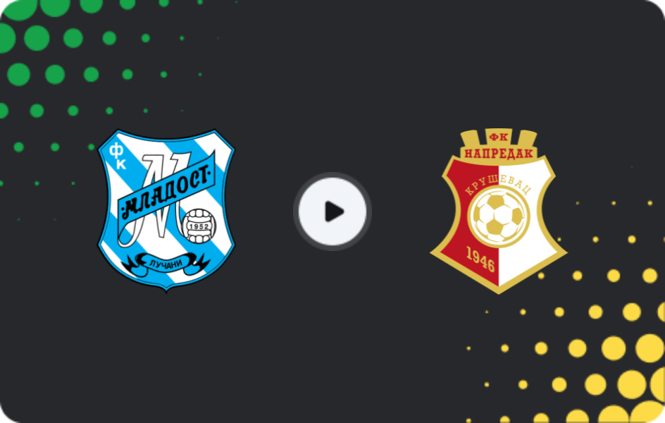 Where to watch Mladost Lucani — Napredak, Super Liga, 08.04.2026