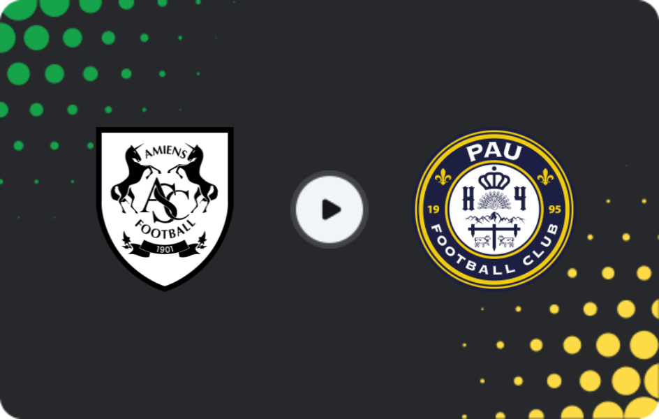 Where to watch Amiens — Pau, Ligue 2, 10.04.2026