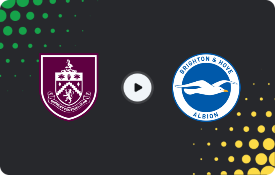Where to watch Burnley — Brighton, Premier League, 11.04.2026
