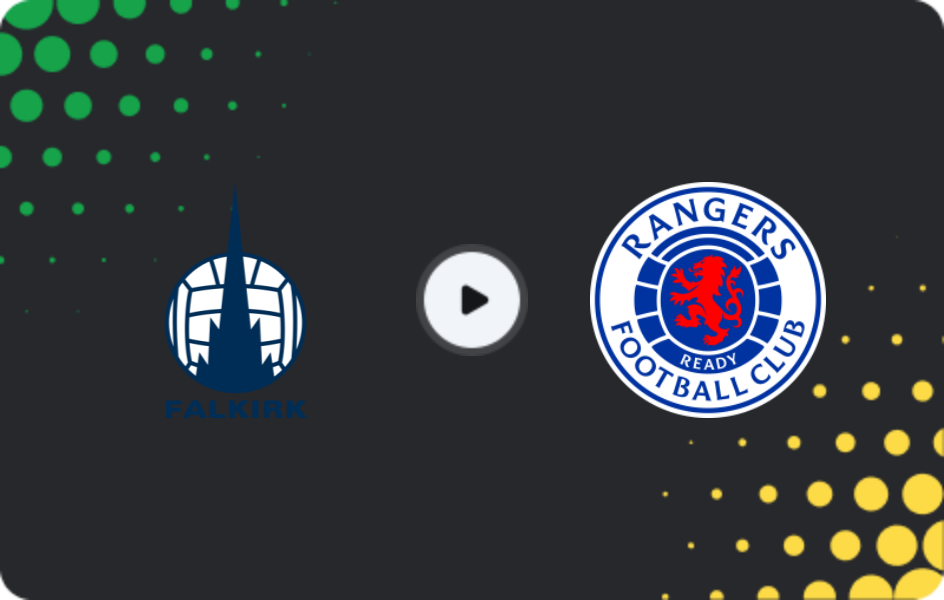Where to watch Falkirk — Rangers, Premiership, 11.04.2026