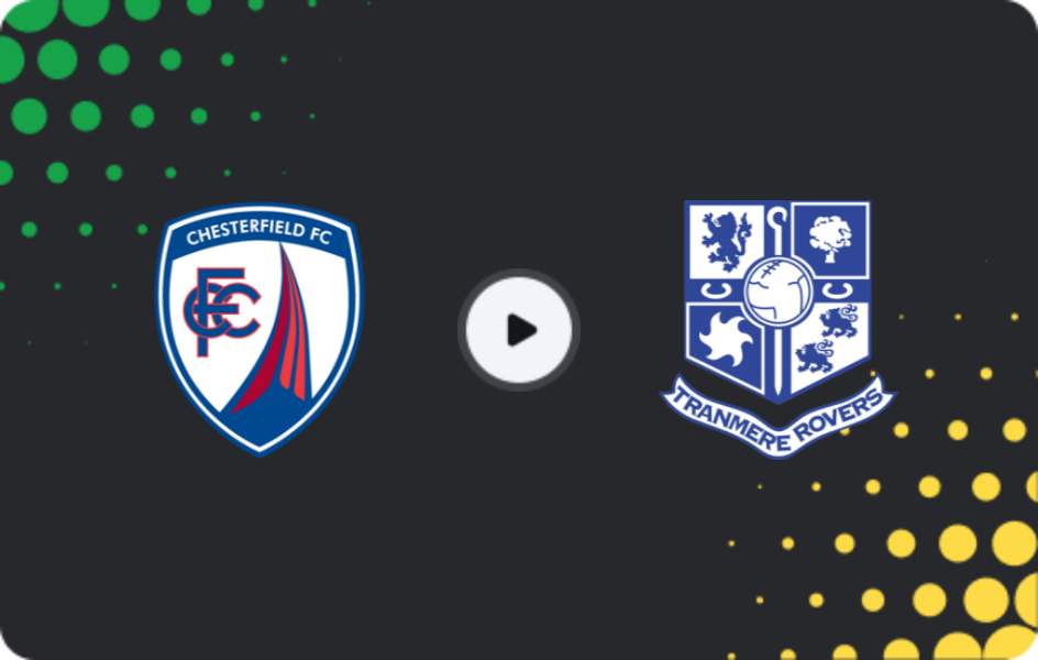 Where to watch Chesterfield — Tranmere, League Two, 11.04.2026