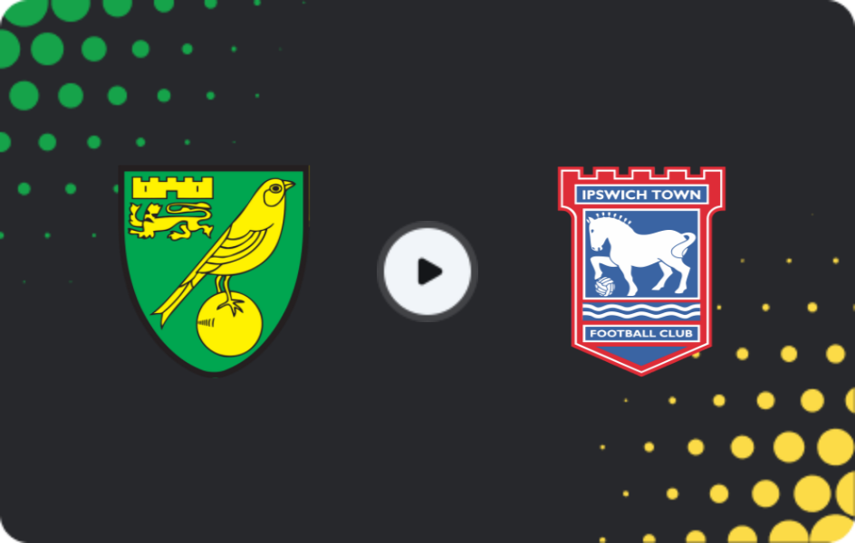 Where to watch Norwich — Ipswich Town, Championship, 11.04.2026